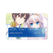 Load image into Gallery viewer, Yū Otosaka and Nao Tomori Together Credit Card Skins (4-in-1 Pack)