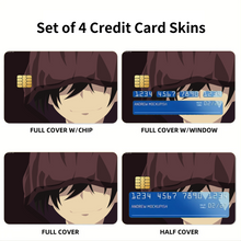 Load image into Gallery viewer, Yū Otosaka Smirking Credit Card Skins (4-in-1 Pack)
