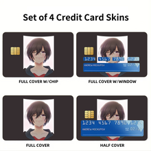 Load image into Gallery viewer, Yū Otosaka weeping smile Credit Card Skins (4-in-1 Pack)