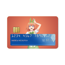 Load image into Gallery viewer, Yotsuba Nakano from 5-Toubun no Hanayome Credit Card Skins (4-in-1 Pack)