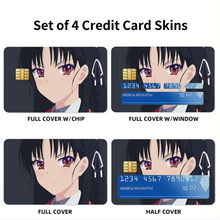 Load image into Gallery viewer, Youkoso Jitsuryoku Shijou Shugi no Kyoushitsu Credit Card Skins (4-in-1 Pack)