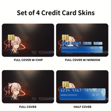 Load image into Gallery viewer, Yui Yuigahama Credit Card Skins (4-in-1 Pack)