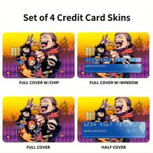 Load image into Gallery viewer, Yuji Itadori Satoru Gojo Nobara Kugisaki Megumi Fushiguro and Blindfold Credit Card Skins (4-in-1 Pack)