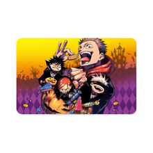 Load image into Gallery viewer, Yuji Itadori Satoru Gojo Nobara Kugisaki Megumi Fushiguro and Blindfold Credit Card Skins (4-in-1 Pack)