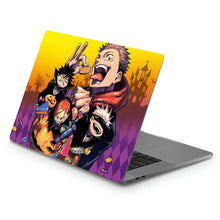 Load image into Gallery viewer, Yuji Itadori Satoru Gojo Nobara Kugisaki Megumi Fushiguro and Blindfold Macbook Skin