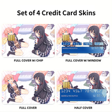 Load image into Gallery viewer, Yukino Yukinoshita, Yui Yuigahama Credit Card Skins (4-in-1 Pack)