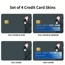 Load image into Gallery viewer, Yukio Okumura Credit Card Skins (4-in-1 Pack)