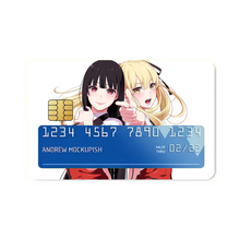 Load image into Gallery viewer, Yumeko Jabami and Mary Saotome Credit Card Skins (4-in-1 Pack)
