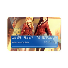 Load image into Gallery viewer, Yumeko Jabami and Mary Saotome Credit Card Skins (4-in-1 Pack)
