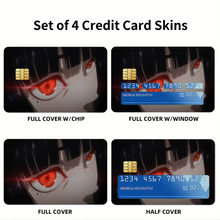 Load image into Gallery viewer, Yumeko Jabami Credit Card Skins (4-in-1 Pack)