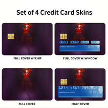 Load image into Gallery viewer, Yumeko Jabami Credit Card Skins (4-in-1 Pack)