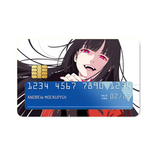 Load image into Gallery viewer, Yumeko Jabami Credit Card Skins (4-in-1 Pack)