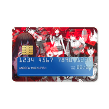 Load image into Gallery viewer, Yumeko Jabami Credit Card Skins (4-in-1 Pack)