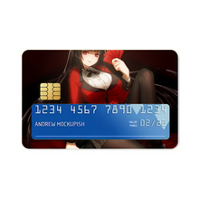 Load image into Gallery viewer, Yumeko Jabami Credit Card Skins (4-in-1 Pack)