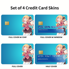 Load image into Gallery viewer, Yusa Nishimori smiling Credit Card Skins (4-in-1 Pack)