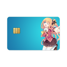 Load image into Gallery viewer, Yusa Nishimori smiling Credit Card Skins (4-in-1 Pack)