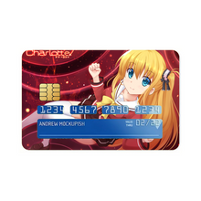 Load image into Gallery viewer, Yusa Nishimori smiling Credit Card Skins (4-in-1 Pack)