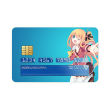 Load image into Gallery viewer, Yusa Nishimori smiling Credit Card Skins (4-in-1 Pack)