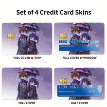 Load image into Gallery viewer, Yuuta and Rikka Credit Card Skins (4-in-1 Pack)