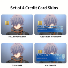 Load image into Gallery viewer, Yuuta Togashi Dark Flame Master Credit Card Skins (4-in-1 Pack)