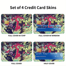 Load image into Gallery viewer, Za Warudo! Credit Card Skins (4-in-1 Pack)