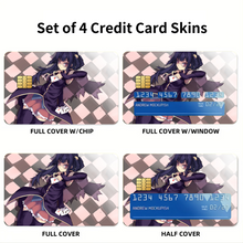Load image into Gallery viewer, Zell Chlammy Credit Card Skins (4-in-1 Pack)