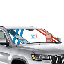 Load image into Gallery viewer, Zero Two and Hiro Car Sunshade