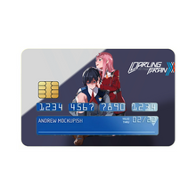 Load image into Gallery viewer, Zero Two and Hiro Credit Card Skins (4-in-1 Pack)