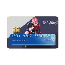 Load image into Gallery viewer, Zero Two and Hiro Credit Card Skins (4-in-1 Pack)