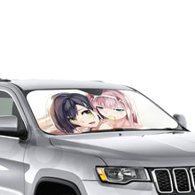 Load image into Gallery viewer, Zero Two and Ichigo Car Sunshade