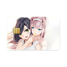 Load image into Gallery viewer, Zero Two and Ichigo Credit Card Skins (4-in-1 Pack)