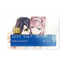 Load image into Gallery viewer, Zero Two and Ichigo Credit Card Skins (4-in-1 Pack)