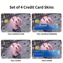 Load image into Gallery viewer, Zero Two Credit Card Skins (4-in-1 Pack)