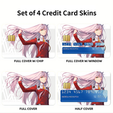 Load image into Gallery viewer, Zero Two Credit Card Skins (4-in-1 Pack)