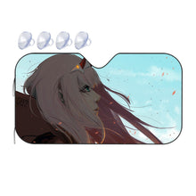 Load image into Gallery viewer, Zero Two Fanart Car Sunshade