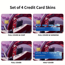 Load image into Gallery viewer, Zero Two's Strelizia Credit Card Skins (4-in-1 Pack)