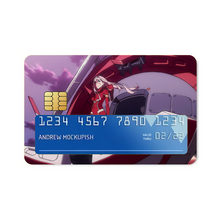 Load image into Gallery viewer, Zero Two's Strelizia Credit Card Skins (4-in-1 Pack)