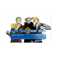 Load image into Gallery viewer, Zoro,Law and Sanji Credit Card Skins (4-in-1 Pack)