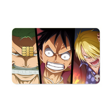 Load image into Gallery viewer, Zoro,Luffy and Sanji Credit Card Skins (4-in-1 Pack)