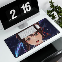 Load image into Gallery viewer, Your Name. Mouse Pad (Desk Mat) With Laptop
