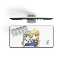 Load image into Gallery viewer, Girls und Panzer Mouse Pad (Desk Mat) On Desk