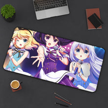Load image into Gallery viewer, Is The Order A Rabbit? Mouse Pad (Desk Mat) On Desk
