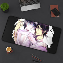 Load image into Gallery viewer, Black Butler Sebastian Michaelis, Ciel Phantomhive Mouse Pad (Desk Mat) On Desk