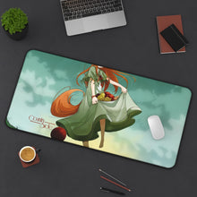Load image into Gallery viewer, Spice And Wolf Mouse Pad (Desk Mat) On Desk