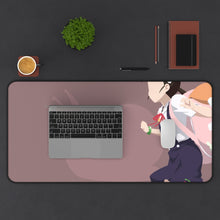 Load image into Gallery viewer, Monogatari (Series) Mouse Pad (Desk Mat) With Laptop