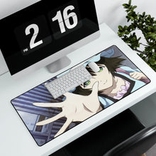Load image into Gallery viewer, Mayuri Shiina Mouse Pad (Desk Mat) With Laptop