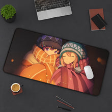 Load image into Gallery viewer, Laid-Back Camp by Mouse Pad (Desk Mat) On Desk