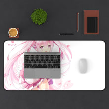 Load image into Gallery viewer, Sakura Miku Mouse Pad (Desk Mat) With Laptop