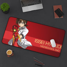 Load image into Gallery viewer, High School DxD Issei Hyoudou, Ddraig Mouse Pad (Desk Mat) On Desk