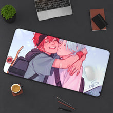 Load image into Gallery viewer, SK8 The Infinity Mouse Pad (Desk Mat) On Desk